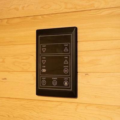 Personne d'intérieur en bois solide de la pièce 3 de sauna de vapeur de la famille 3KW