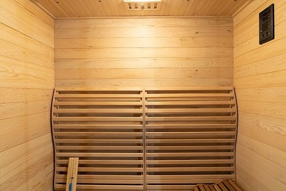 Personne d'intérieur en bois solide de la pièce 3 de sauna de vapeur de la famille 3KW