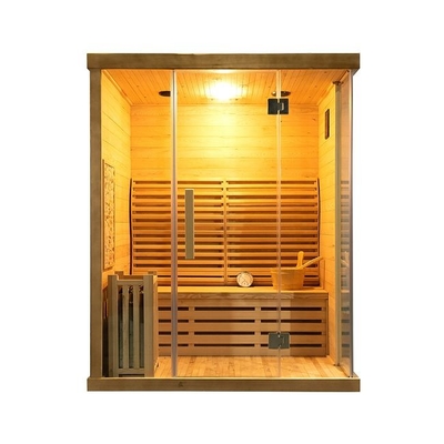 Salle de sauna contrôlée par ordinateur Hemlock / Cedar Home avec 1750W de puissance