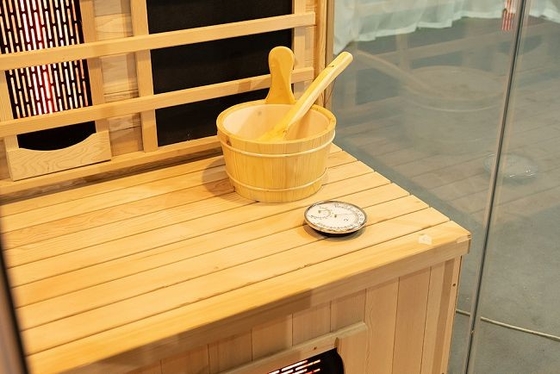 Plein cartel de sauna de Heater Wooden Indoor Infrared Steam de spectre et de fourneau