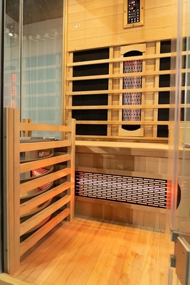 Plein cartel de sauna de Heater Wooden Indoor Infrared Steam de spectre et de fourneau