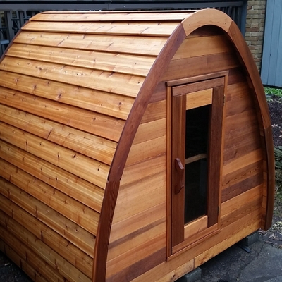 Sauna sec extérieur de Mini Red Cedar Solid Wood pour la personne 2 - 4