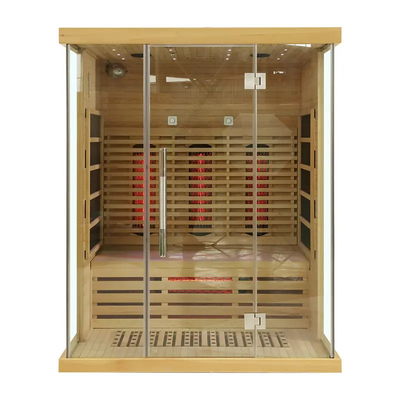Panneau de luxe Heater Full Spectrum Infrared Sauna de carbone d'EMF pour la maison commerciale de 3 personnes