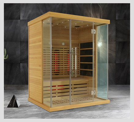 Panneau de luxe Heater Full Spectrum Infrared Sauna de carbone d'EMF pour la maison commerciale de 3 personnes