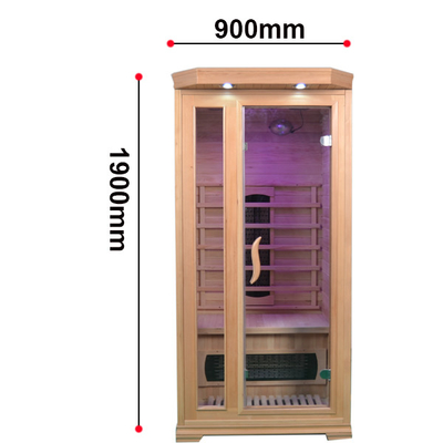 Pièce rectangulaire de sauna à la maison avec le poids brut du système de sécurité 100kg