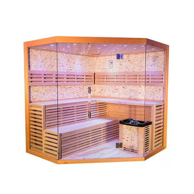 Salle de sauna à vapeur moderne avec générateur d'ozone 2 ans de garantie