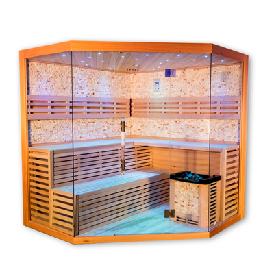 Salle de sauna à vapeur moderne avec générateur d'ozone 2 ans de garantie