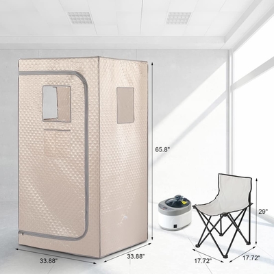 Sauna à vapeur portable pliable OEM / ODM Tente de sauna portable