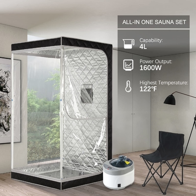 Tente de sauna portable à corps complet pour la maison Tente de sauna à vapeur portable pliable