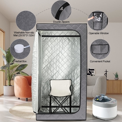 110 - 120V AC 60Hz Tente de sauna pliante portable de grande taille