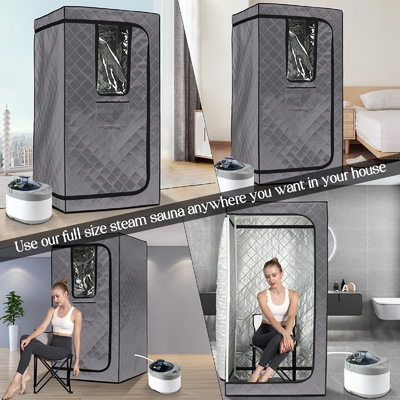 110 - 120V AC 60Hz Tente de sauna pliante portable de grande taille