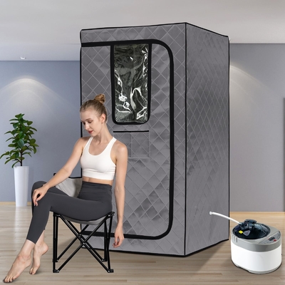 Sauna à vapeur portable de 110 à 120 V AC à 60 Hz avec fenêtre transparente