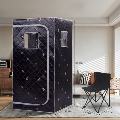 Tente de sauna à vapeur portable à domicile de 1500 W pour la désintoxication