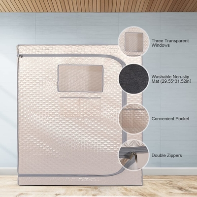 Tente de sauna à vapeur portable de 4 litres d'eau Détoxifier et rajeunir n'importe où n'importe quand