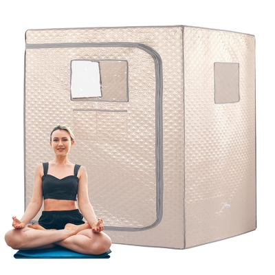 Tente de sauna à vapeur portable de 4 litres d'eau Détoxifier et rajeunir n'importe où n'importe quand