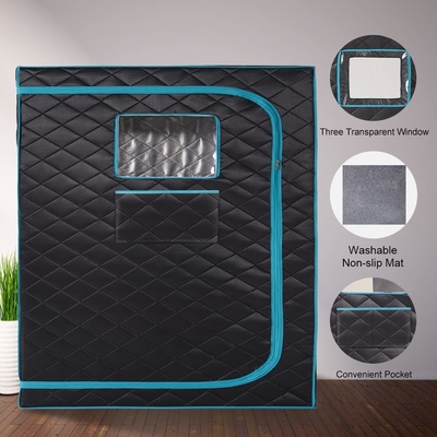 Tente de sauna à vapeur épaisse et portable en tissu imperméable pour deux personnes