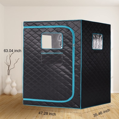 Tente de sauna à vapeur épaisse et portable en tissu imperméable pour deux personnes