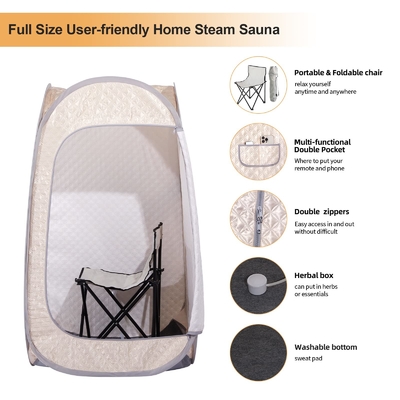 Sauna à vapeur portable de taille complète