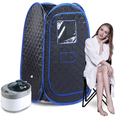 Tente de sauna pour une personne Sauna à vapeur portable avec 1500W de puissance