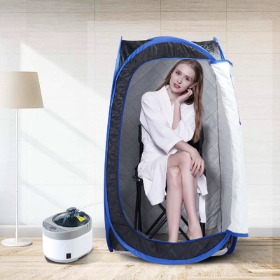 Tente de sauna pour une personne Sauna à vapeur portable avec 1500W de puissance