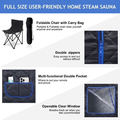4L Sauna à vapeur Portable à taille réelle Tissu étanche pour une relaxation ultime