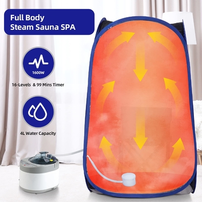 Sauna à vapeur portable pliable avec réglage du temps