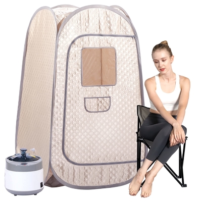 Accueil Sauna pliable debout portable pop up corps entier Tente de sauna personnelle