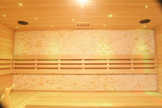 Sauna à vapeur traditionnelle finlandaise salle de cuisine 6kw Sauna à la coquille pour 3 personnes