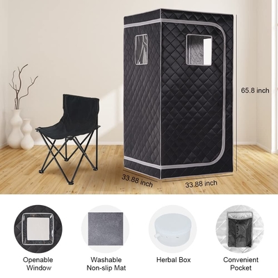 Kit de sauna à vapeur portable en pleine taille Spa personnel pour la détente à domicile