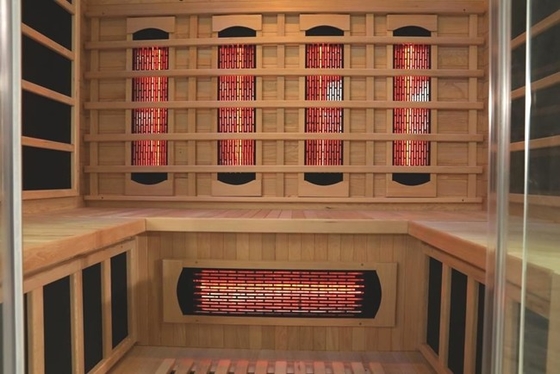 4 Santé de la personne Salle de sauna infrarouge de luxe à domicile Salle de sauna infrarouge intérieure