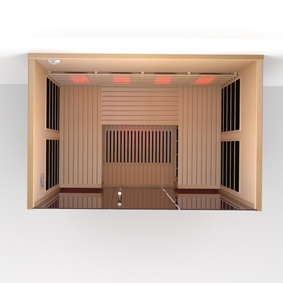Contrôleur numérique Sauna à hélicoïdes Salles de sauna à infrarouge lointain Salle de sauna 4 personnes