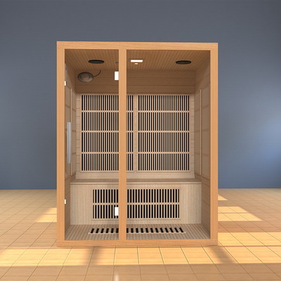 Smartmak 2100W 3 personnes salle de sauna infrarouge à domicile Sauna infrarouge pour spa