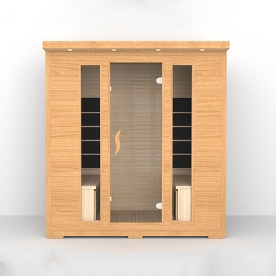 Sauna infrarouge à domicile de 4 personnes, salle de sauna infrarouge lointaine
