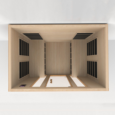 Sauna infrarouge à domicile de 4 personnes, salle de sauna infrarouge lointaine