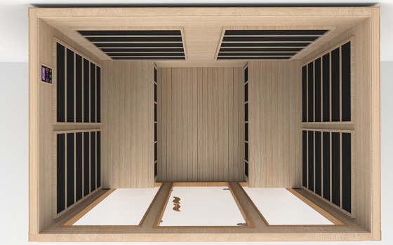 Sauna à basse fréquence infrarouge à proximité 4 personnes Sauna infrarouge au cèdre rouge