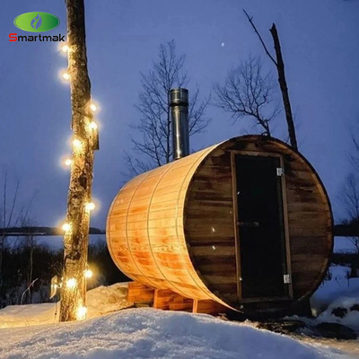 Sauna extérieur avec poêle à bois pour 6 personnes