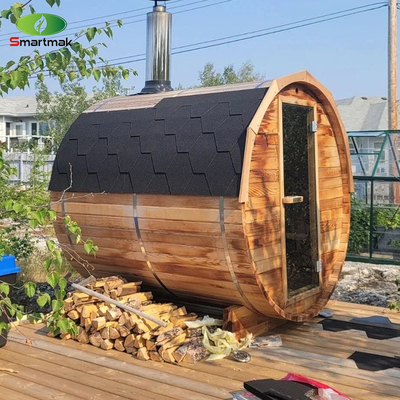 Sauna extérieur avec poêle à bois pour 6 personnes