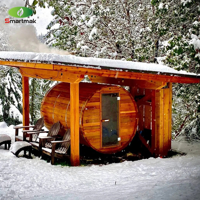 Sauna extérieur avec poêle à bois pour 6 personnes