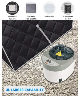 Sauna à vapeur portable à l'intérieur