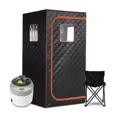 Sauna à vapeur portable 1500W 4L Capacité d'eau Contrôle du temps 0-99 minutes