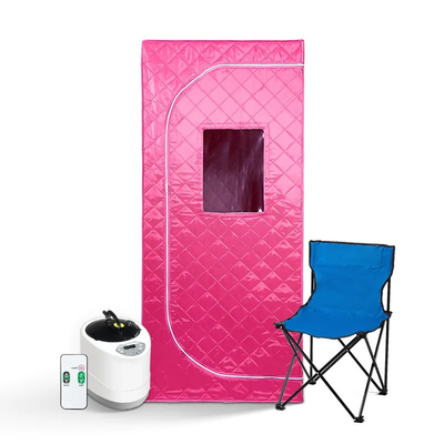 Contrôle de sauna à vapeur coloré portable 0 à 99 minutes Tissu imperméable Augmentation de la circulation sanguine