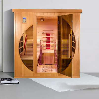 Panneau de carbone à spectre complet Sauna infrarouge lointain Cedar rouge Température de fonctionnement 0.C - 65.C