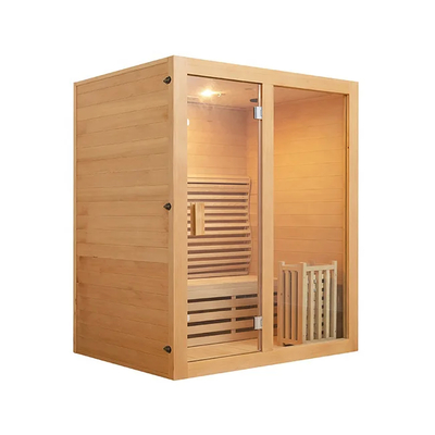 Sauna à vapeur moderne de 6 kW avec lumière LED pour une relaxation optimale