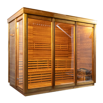 Moderne 220V 6KW Cuisinière de chauffage salle de sauna à vapeur avec lumière LED 0-99 MIN Température 15~90.C