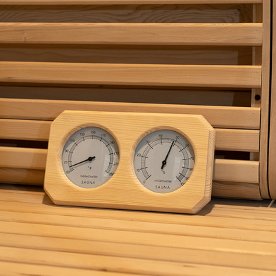 Sauna à vapeur moderne de 6 kW avec lumière LED pour une relaxation optimale