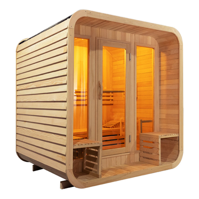 Sauna sec extérieur Bluetooth en bois de cèdre
