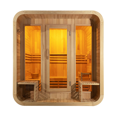 Sauna sec extérieur Bluetooth en bois de cèdre