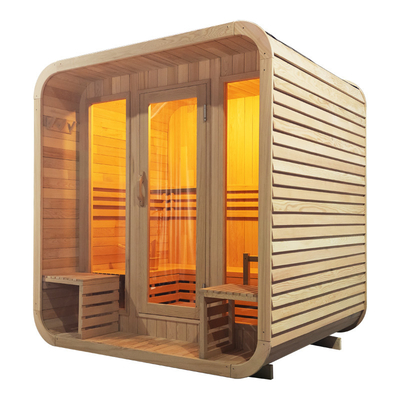 Sauna sec extérieur Bluetooth en bois de cèdre