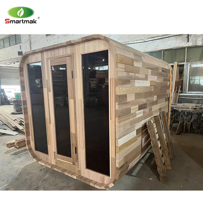 Sauna sec extérieur de luxe pour 5 à 6 personnes Ventilation réglable