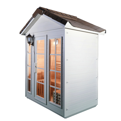 Bain de vapeur traditionnel imperméable de sauna de jardin pour modulaire à la maison